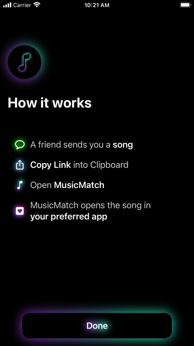 MusicMatch: Listen Anywhere Screenshot