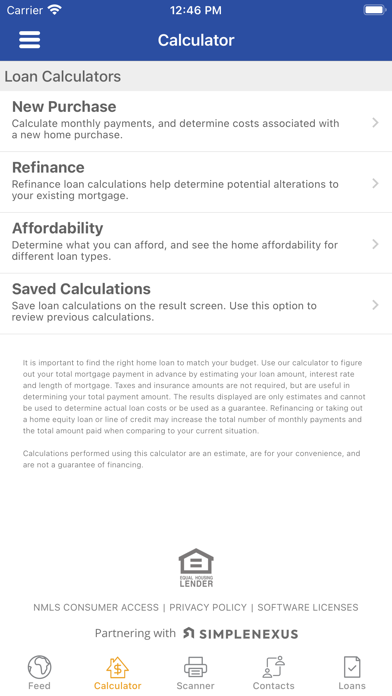First Security Bank Mortgage Screenshot