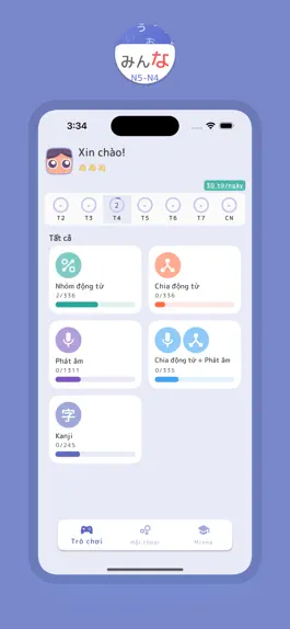 Game screenshot Tiếng Nhật: Minna no nihongo mod apk