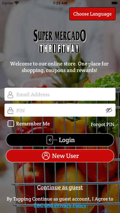 Supermercado Thriftway Screenshot