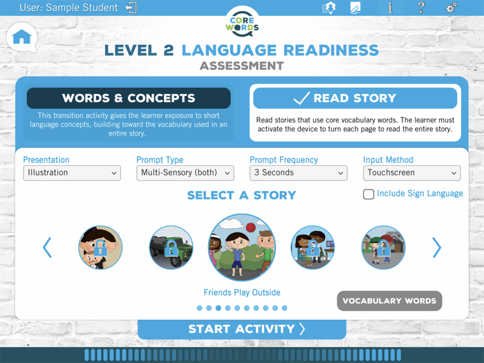 Core Words Power Station Lite