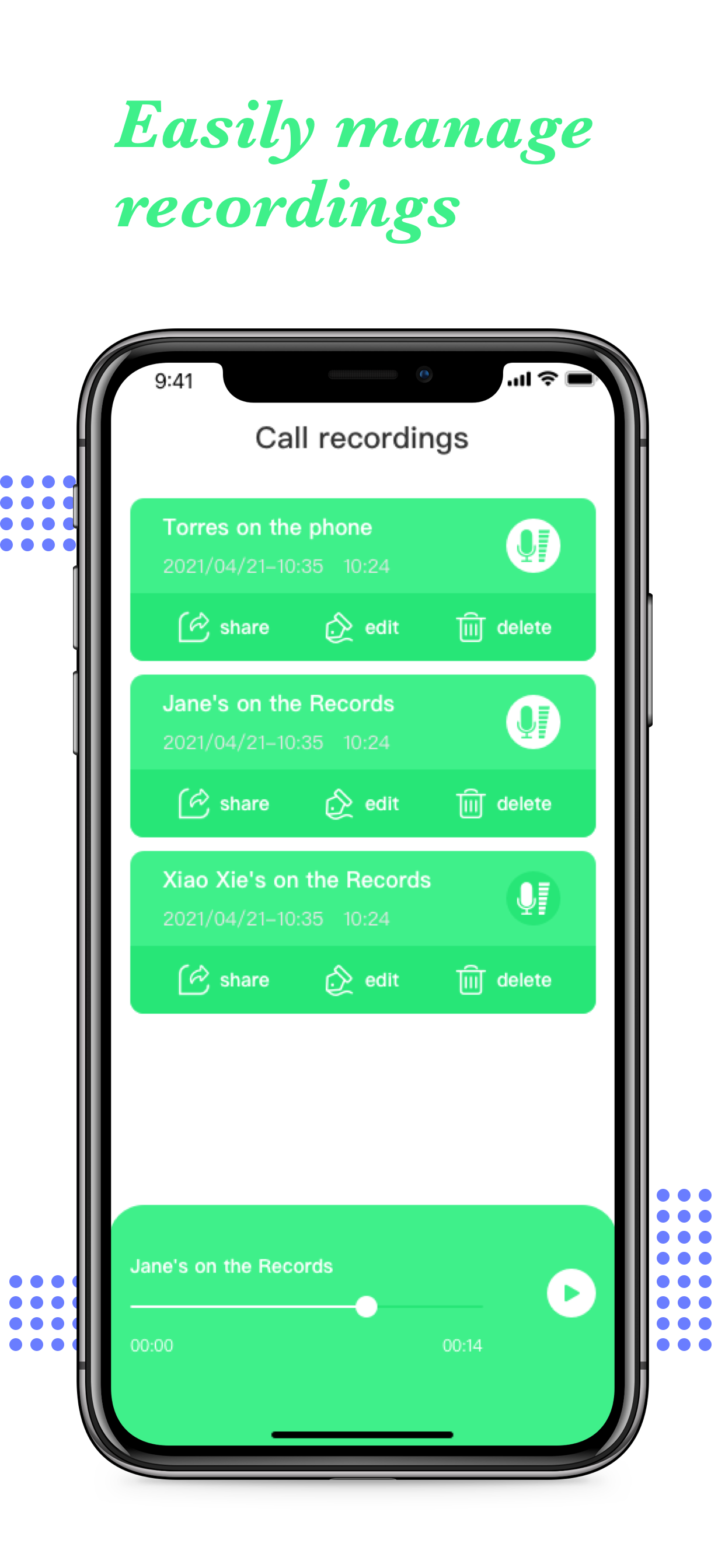 MyTrueCall:Phone Call Recorder