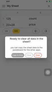 calculator sheet iphone screenshot 3