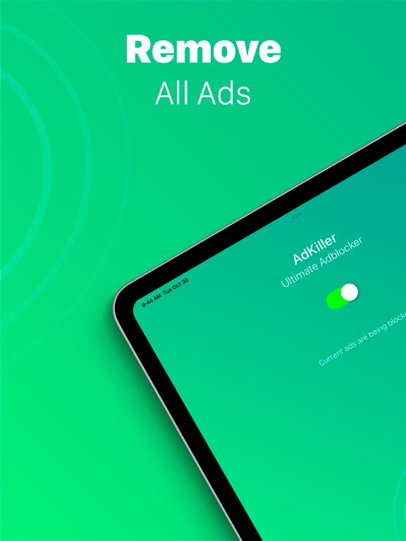 AdKiller iPad screenshot 1 - Productivity app