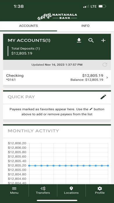 Nantahala Bank and Trust Screenshot