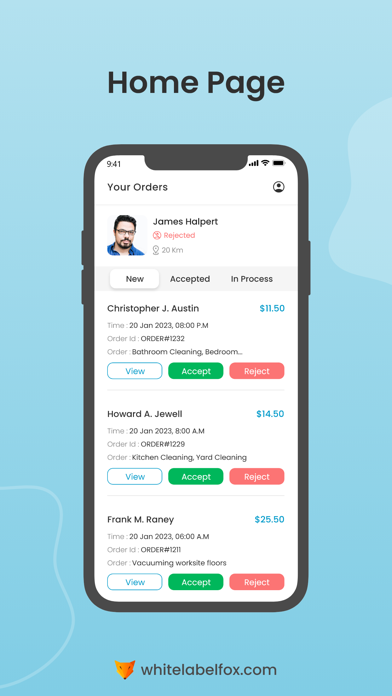 Fox-Home Cleaning Provider Screenshot