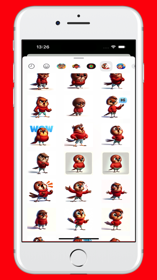 #1. Bertie Stickers (iOS) 由: Dalila Oussama