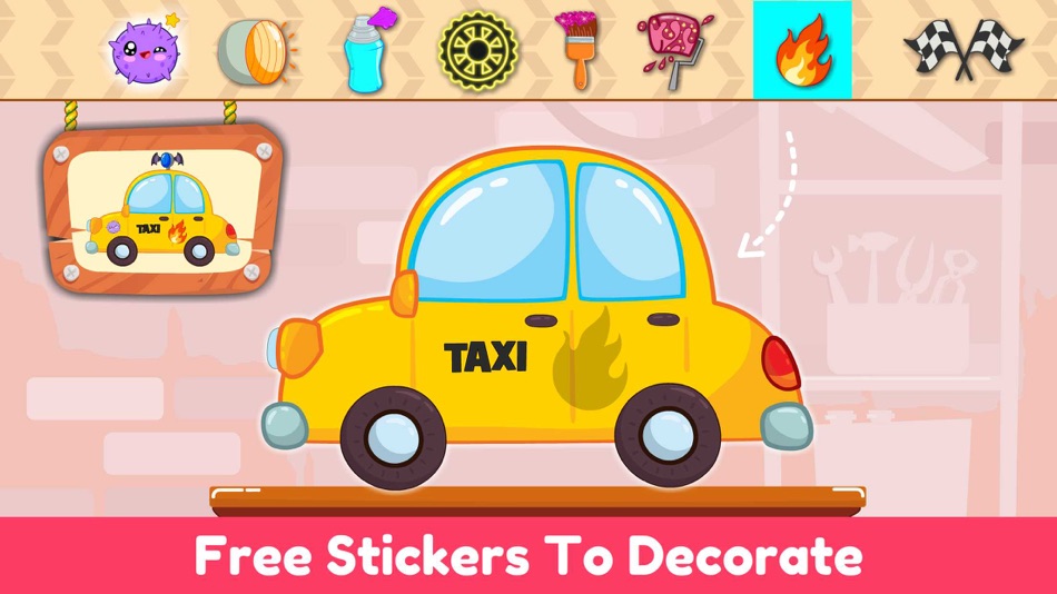 #6. Car Games for Kids, Toddlers 2 (iOS) 由: GunjanApps Studios and Solutions LLP