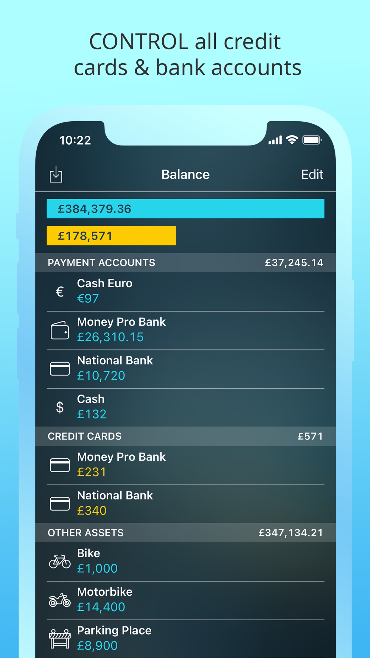 Screenshot 2 of Money Pro: Personal Finance AR