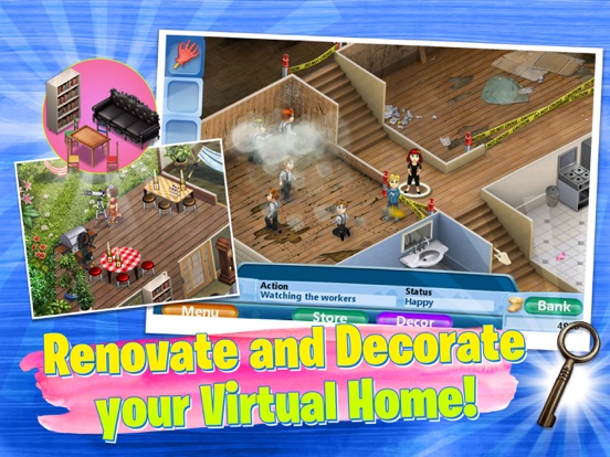 Virtual Families 2 Dream House iPad app afbeelding 3