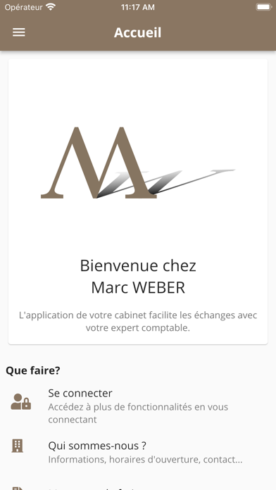 Screenshot #1 pour Expert comptable Marc WEBER
