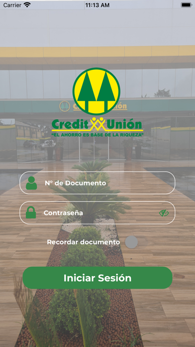 Credit Unión Screenshot