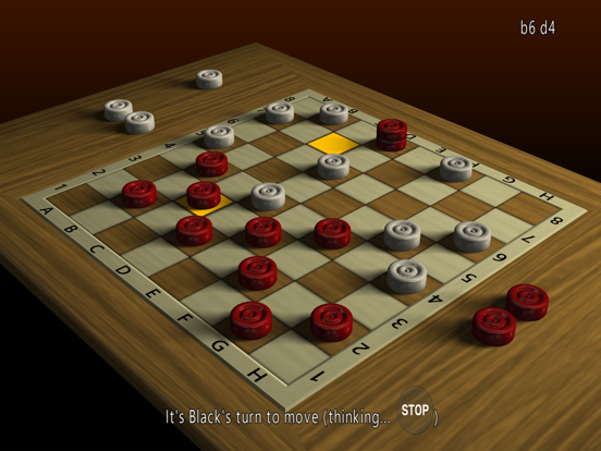 3D Checkers Game iPad screenshot 3 - Games app