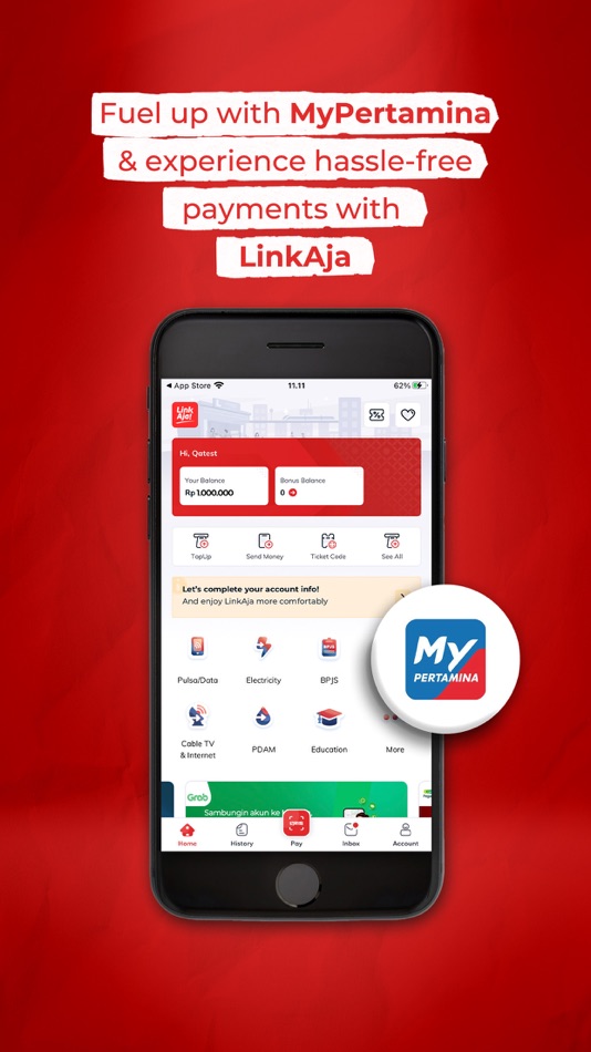 #7. LinkAja / LinkAja Syariah (iOS) Podle: PT. FINTEK KARYA NUSANTARA