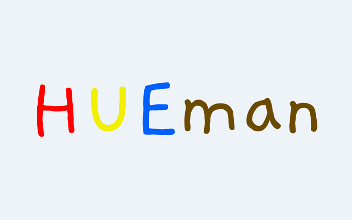 HUEman a game about colors