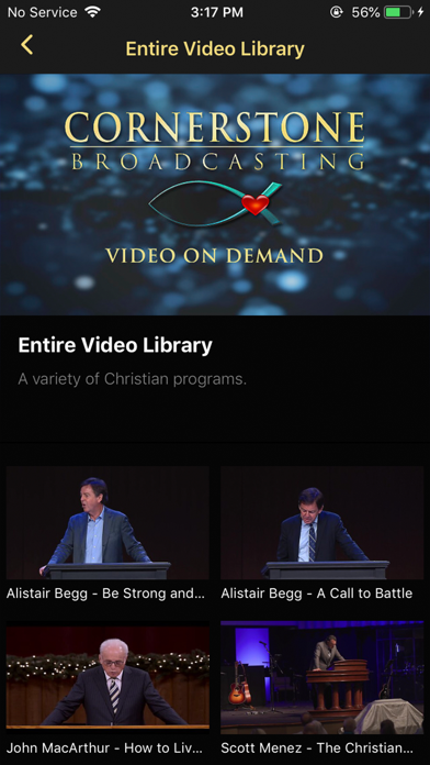 Screenshot #2 pour Cornerstone Broadcasting