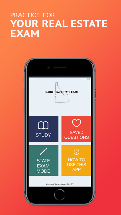 Idaho Real Estate Exam Screenshot