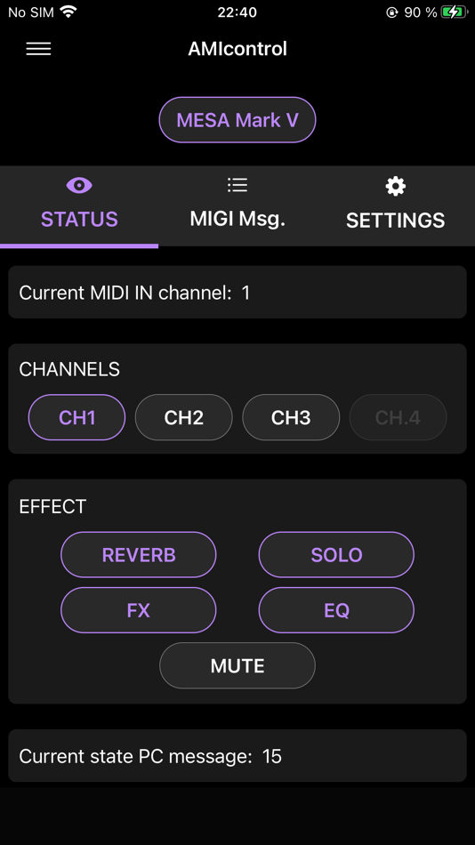 #1. AMIcontrol (iOS) Podle: EM Custom S.C.