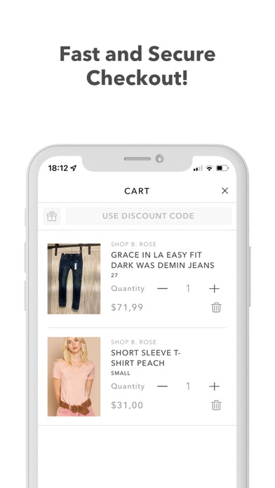 Shop B. Rose Screenshot