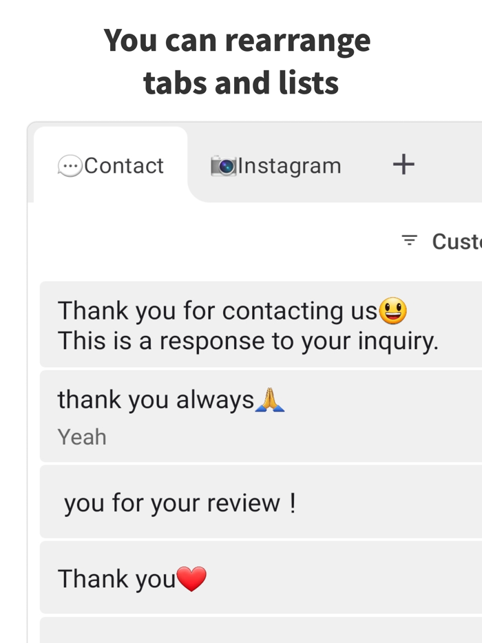 Copipe - clipboard and tab