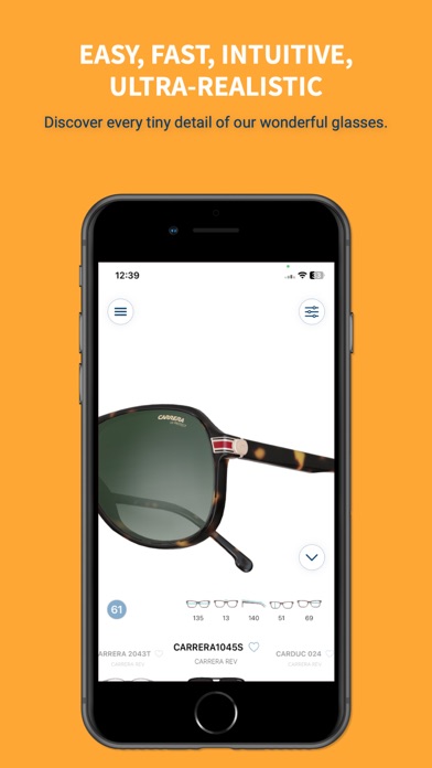 Safilo VTO Screenshot