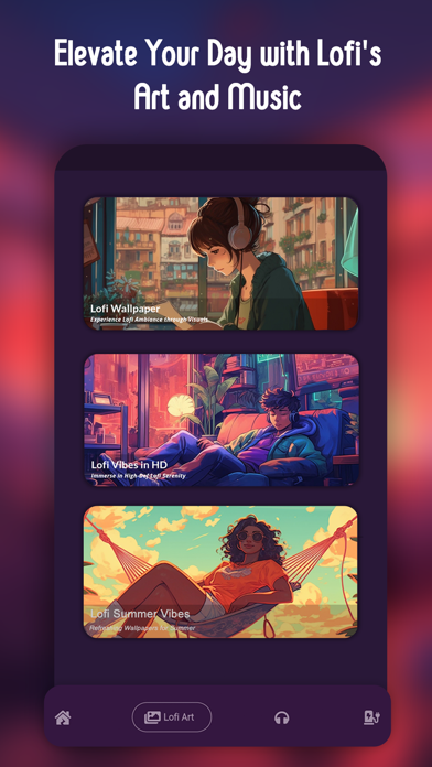 Lofi Hop: Music & Wallpapers Screenshot