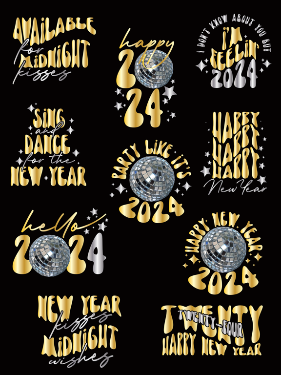 Screenshot #4 pour 2024 Happy New Year - Stickers