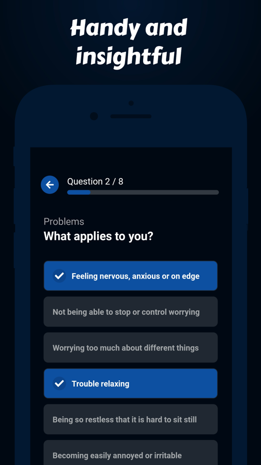 #3. Anxiety Tracking Log (iOS) Podle: Fitric