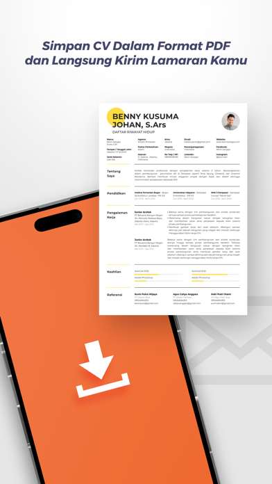 BikinCV : CV & Resume Maker Screenshot