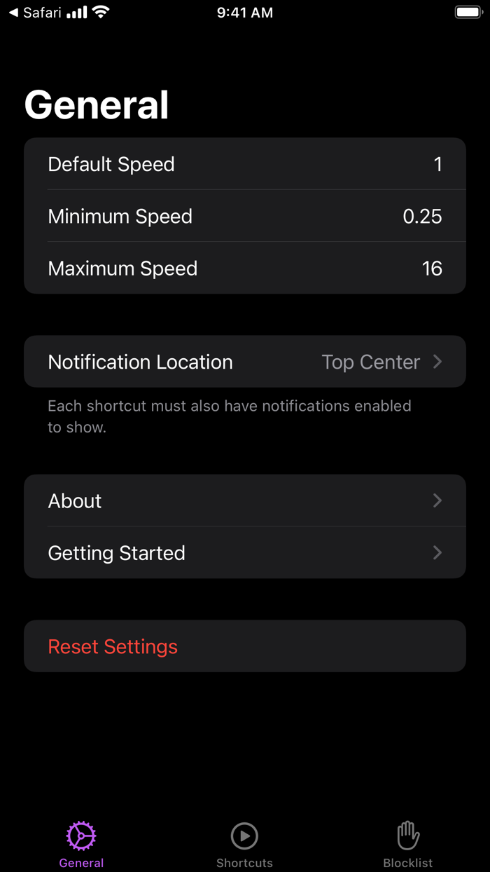 Accelerate for Safari