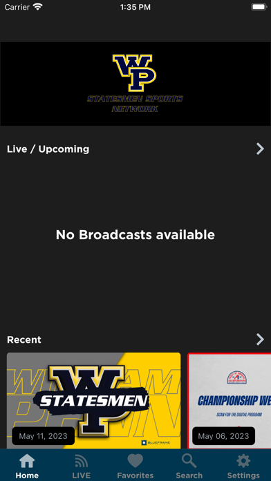 Statesmen Sports Network Screenshot
