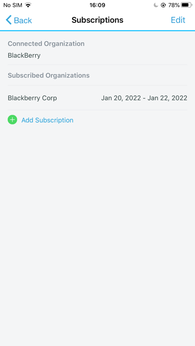 BlackBerry AtHoc Screenshot
