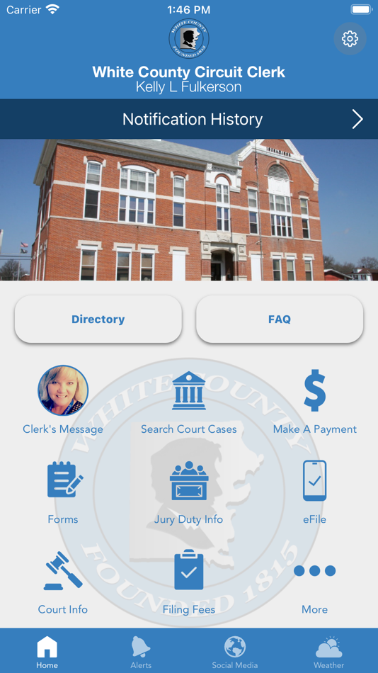 #1. White County Circuit Clerk IL (iOS) 由: White County Circuit Clerk