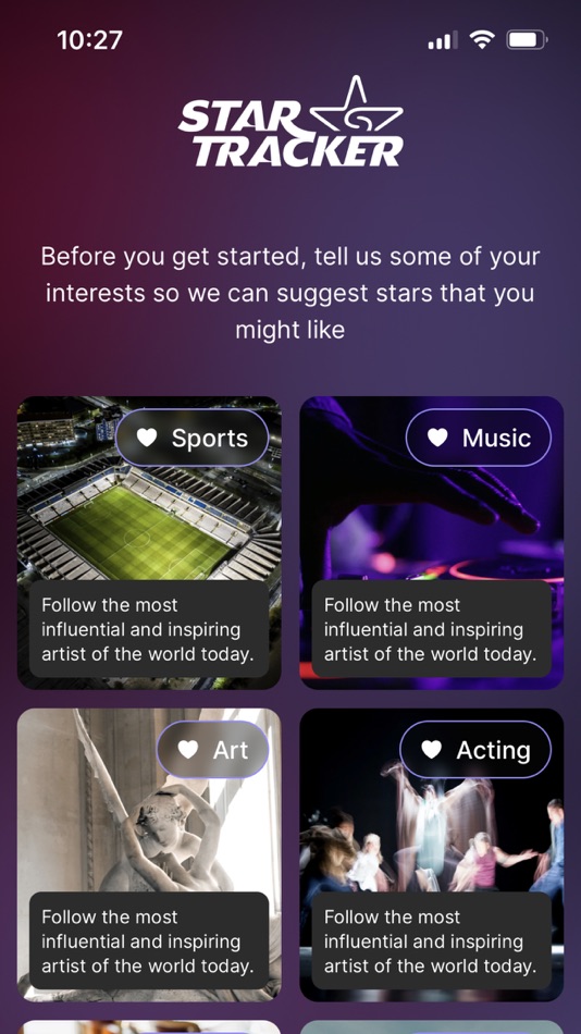 #2. Star Tracker The App for fans (iOS) 由: StarTracker Int AB