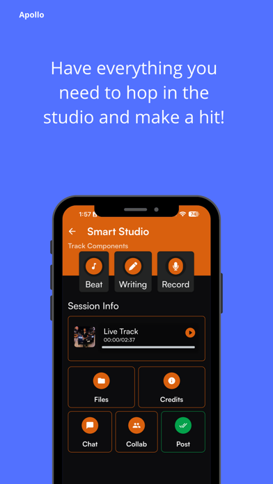 Apollo Music. Screenshot