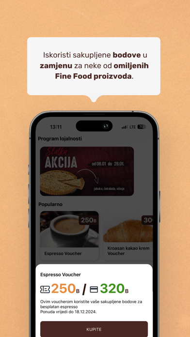 Fine Food Loyalty Screenshot