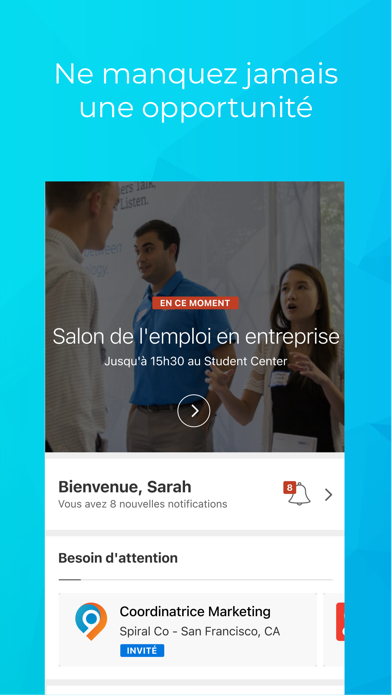 Screenshot #1 pour Symplicity Jobs and Careers