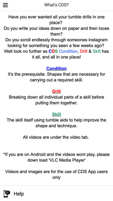 C-D-S Condition, Drill & Skill Screenshot
