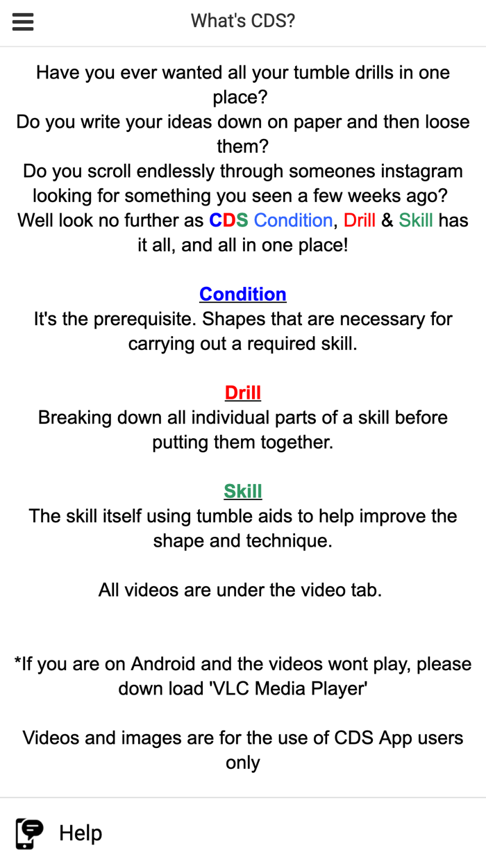C-D-S Condition Drill and Skill