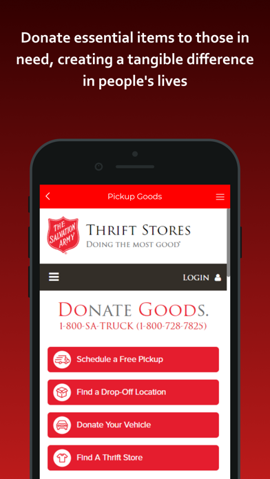 Salvation Army Virginia Penins Screenshot