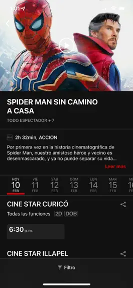 Game screenshot Cine Star Chile apk