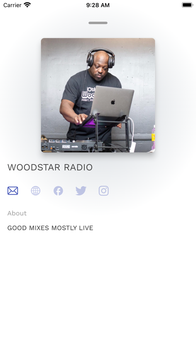 Woodstar radio Screenshot