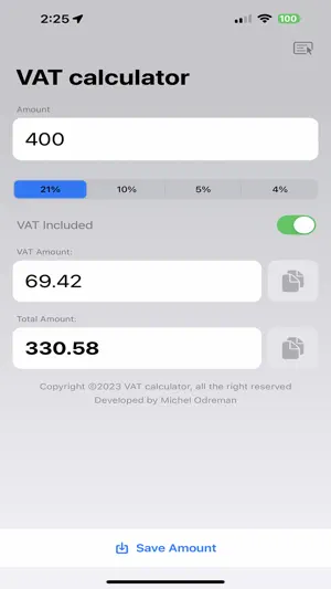 Calc Spanish VAT screenshot 3