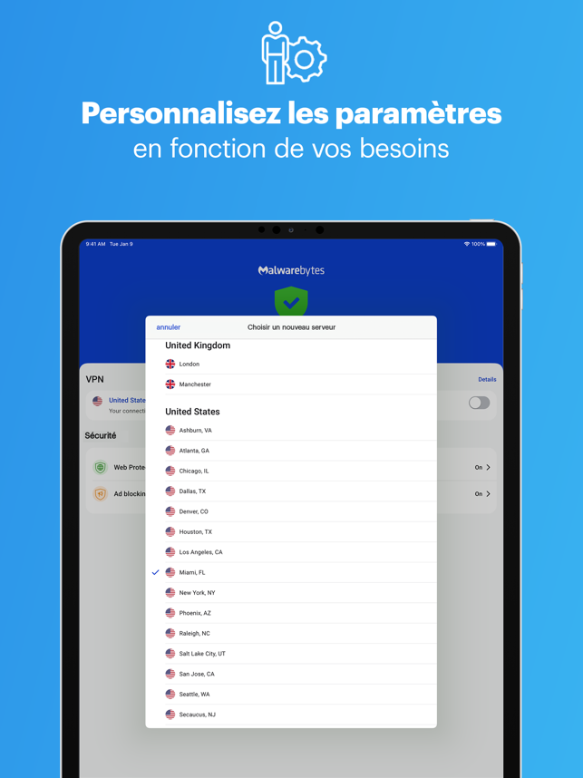 ‎Malwarebytes Mobile Security Capture d'écran