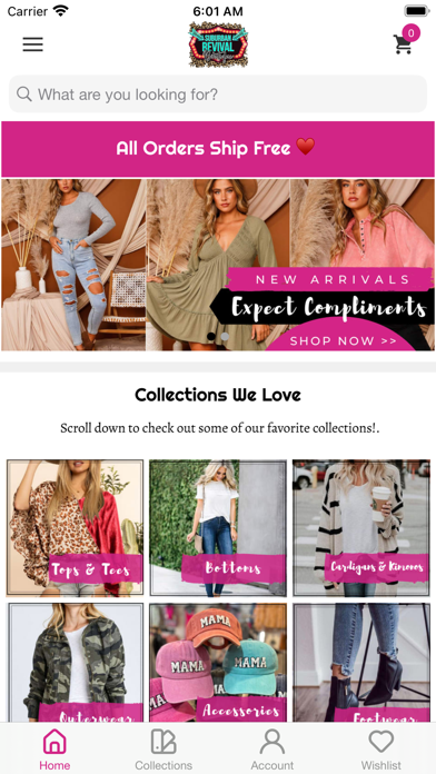 Suburban Revival Boutique Screenshot