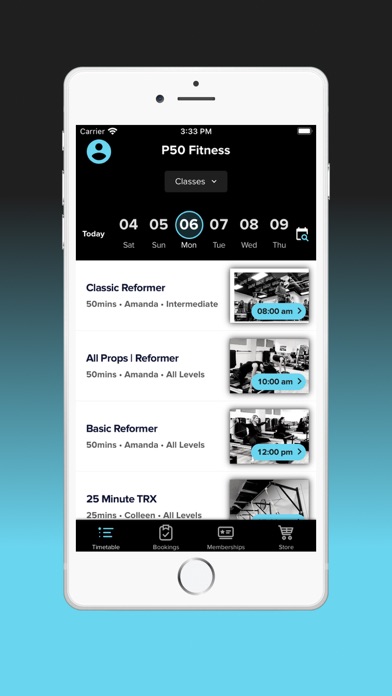 P50 Fitness Pilates Screenshot