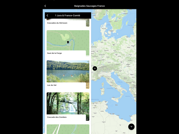 Baignades Sauvages France