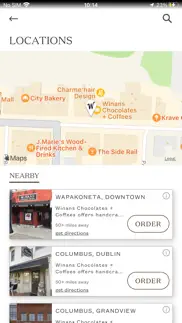 winans coffee & chocolate iphone screenshot 2