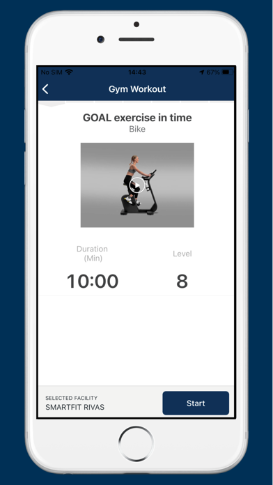 MySmartfit Screenshot