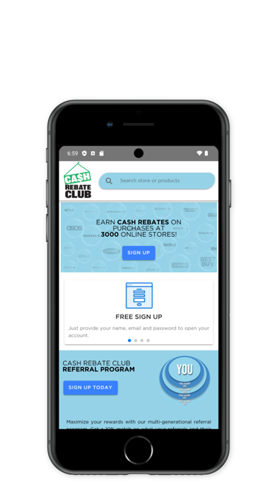 Cash Rebate Club Screenshot